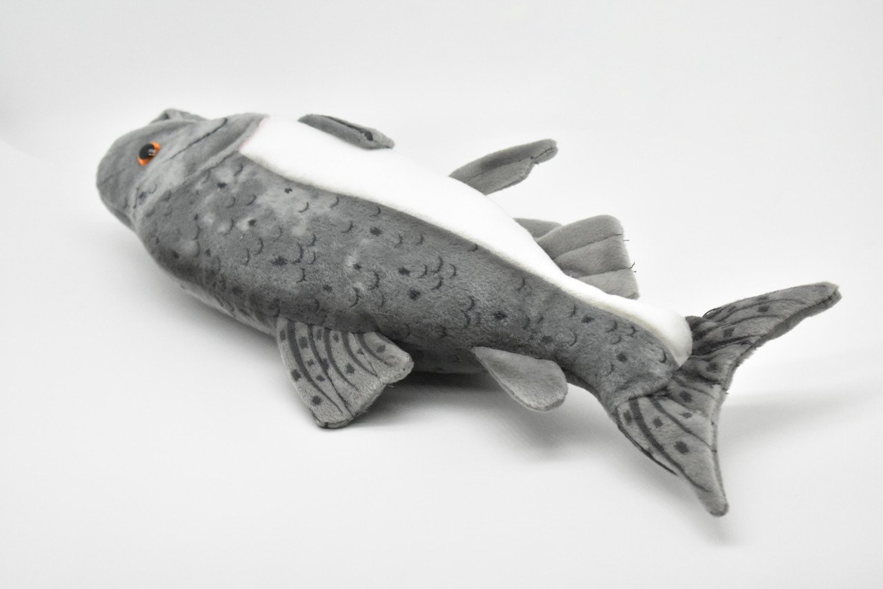 Chinook Salmon Plush Toy, Realistic Stuffed Animal, King, Tyee, Fish, Soft Plush Fish, Stuffed Fish, Educational, Toy, Kids, Gift,           17"      F2402 BB59