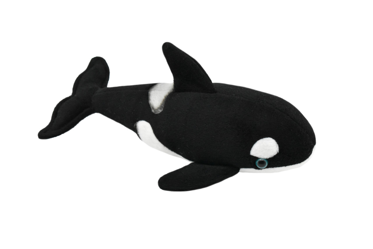 Orca, Killer Whale, Realistic, Lifelike, Stuffed, Ocean, Mammal, Soft, Toy, Educational, Animal, Kids, Gift, Very Nice Plush Animal      10" 