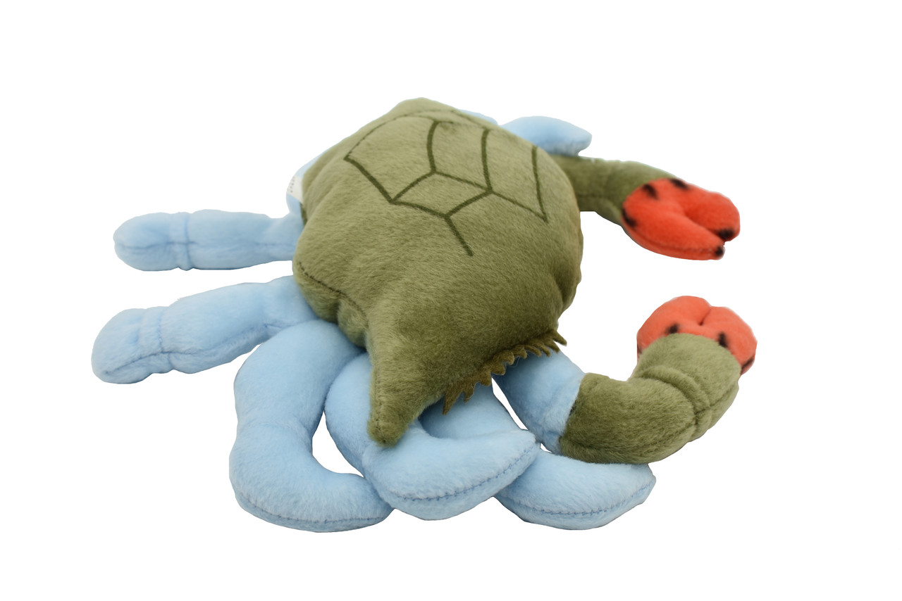Blue Crab, Realistic, Lifelike, Stuffed, Ocean, Beach, Soft, Toy, Educational, Animal, Kids, Gift, Very Nice Plush Animal     9"      F2426 BB52