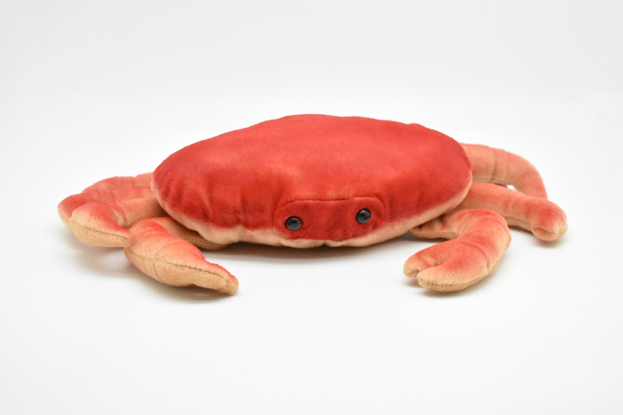 Dungeness Crab, Realistic, Lifelike, Stuffed, Ocean, Beach, Soft, Toy, Educational, Animal, Kids, Gift, Very Nice Plush Animal     12"        F2425 BB52