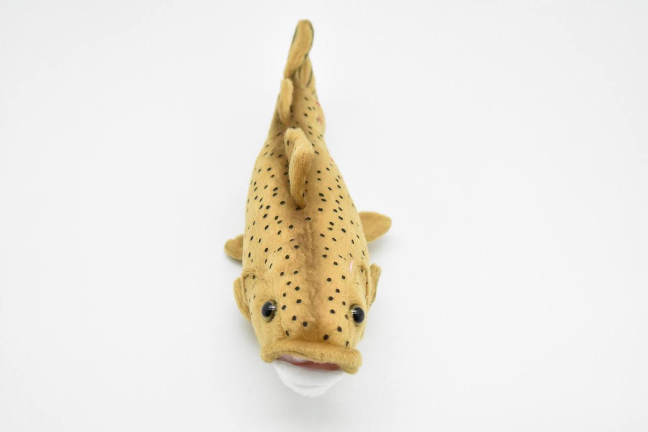 Brown Trout, Very Nice Plush Fish, Stuffed Animal, Educational, Toy, Kids, Realistic Figure, Gift,         10" 