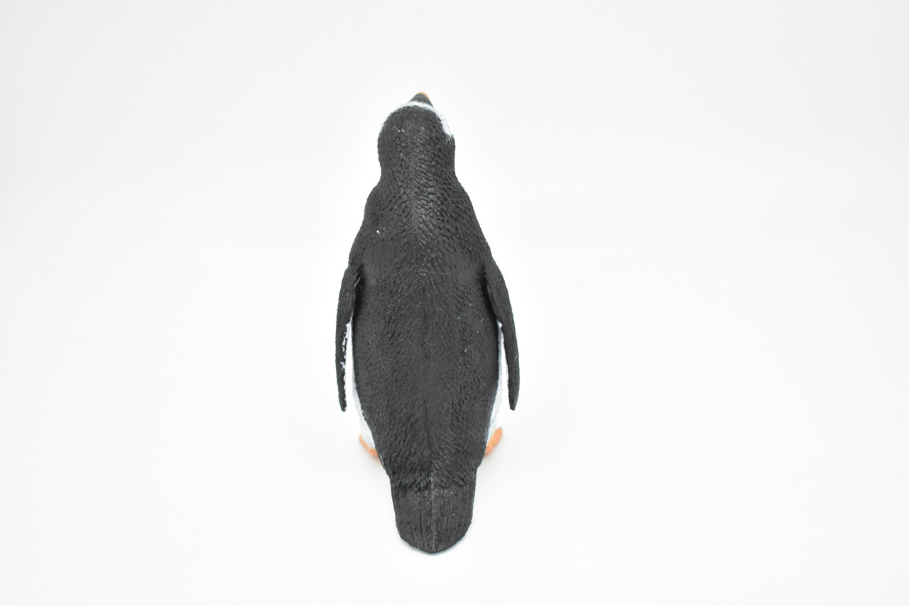 Penguin, Gentoo , Very Nice Rubber Reproduction, Hand Painted    4 1/2"      F3410 B7