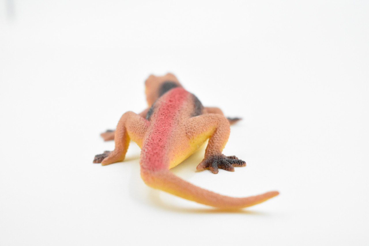 Lizard,  Red Stretchable Lizard, Rubber, Reptile Toy, Realistic Figure, Model, Replica, Kids, Educational, Gift,       6"        F2073 B15