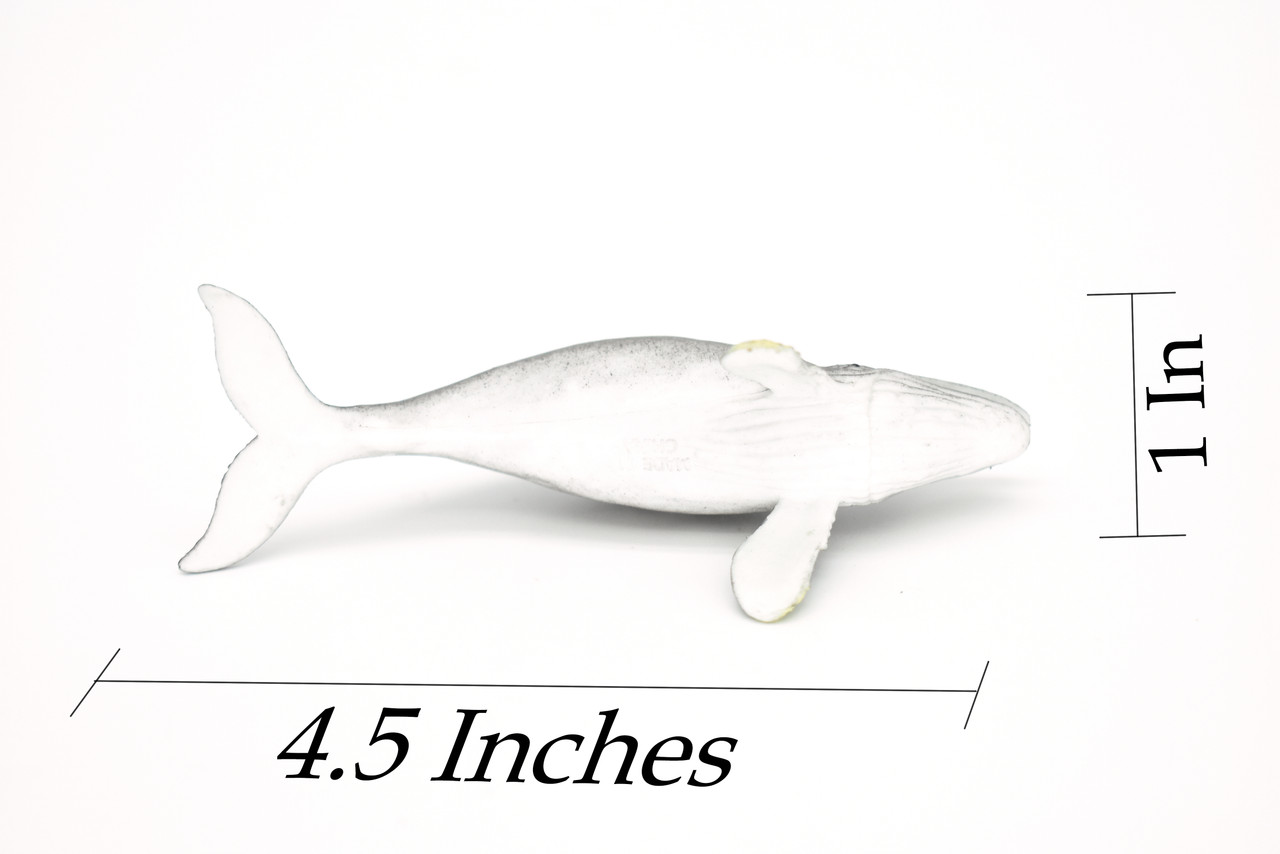 Humpback Whale, Very Nice Rubber Replica   4 1/2"  ~  F6009-B377