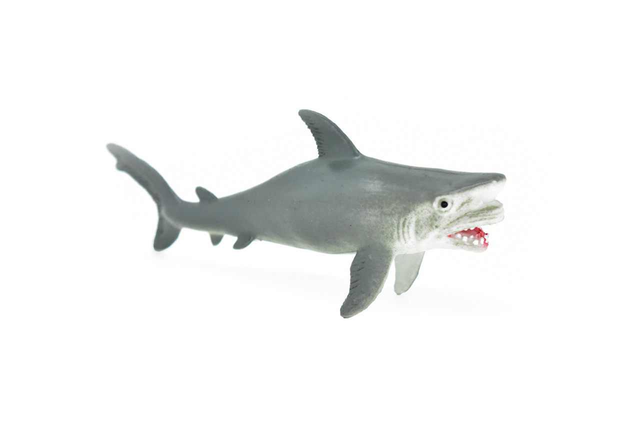 Great White Shark, Very Nice Rubber Replica    5"    ~   F6014-B377