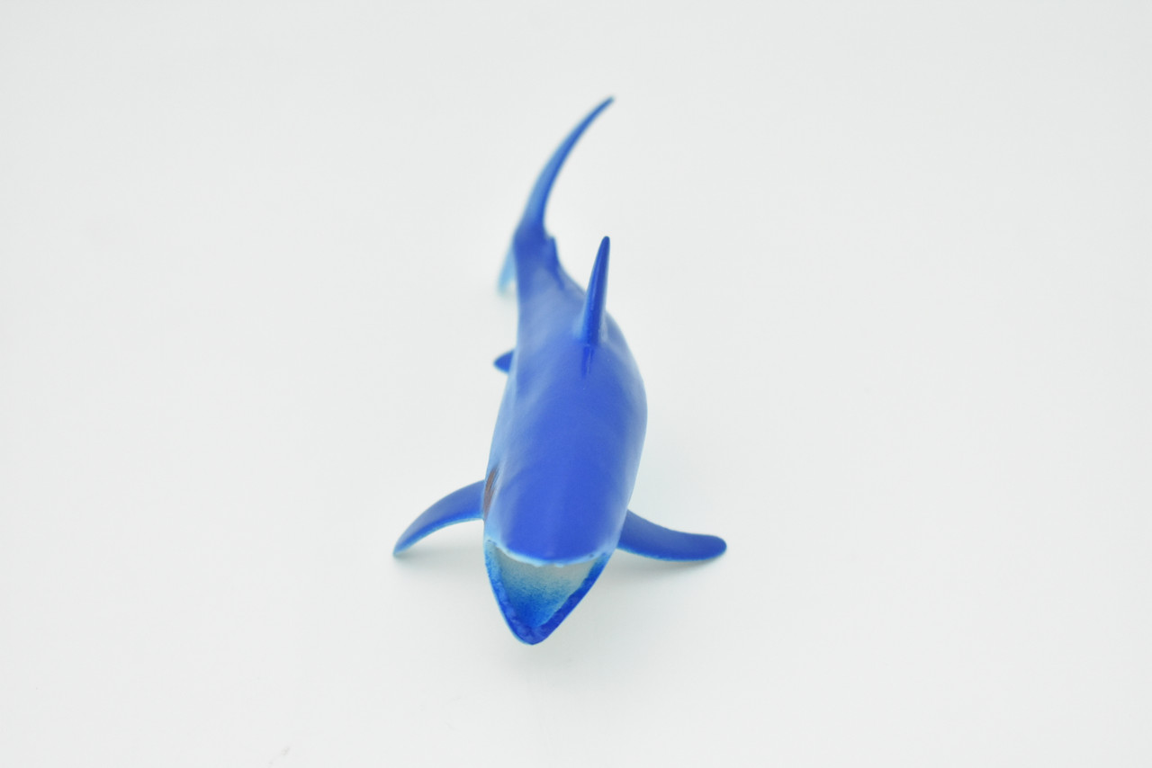 Blue Shark, Very Nice Hollow Plastic Replica    4 1/2"  ~  F0013-B22