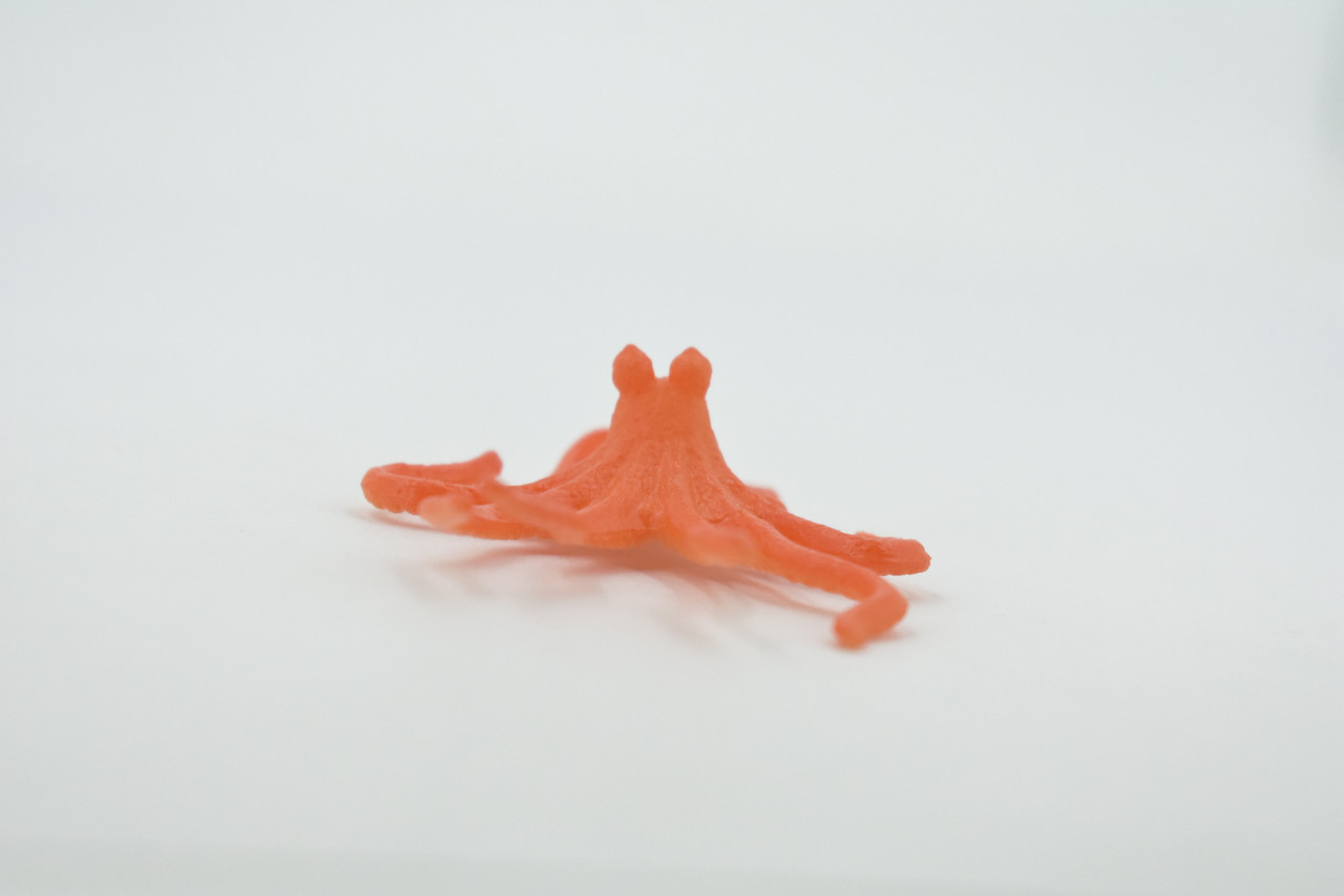 Octopus,  Octopuses, Rubber Octopodes, Saltwater, Realistic, Rubber, Design, Educational, Figure, Lifelike, Model, Replica, Gift    2 1/2"    F0037 B123