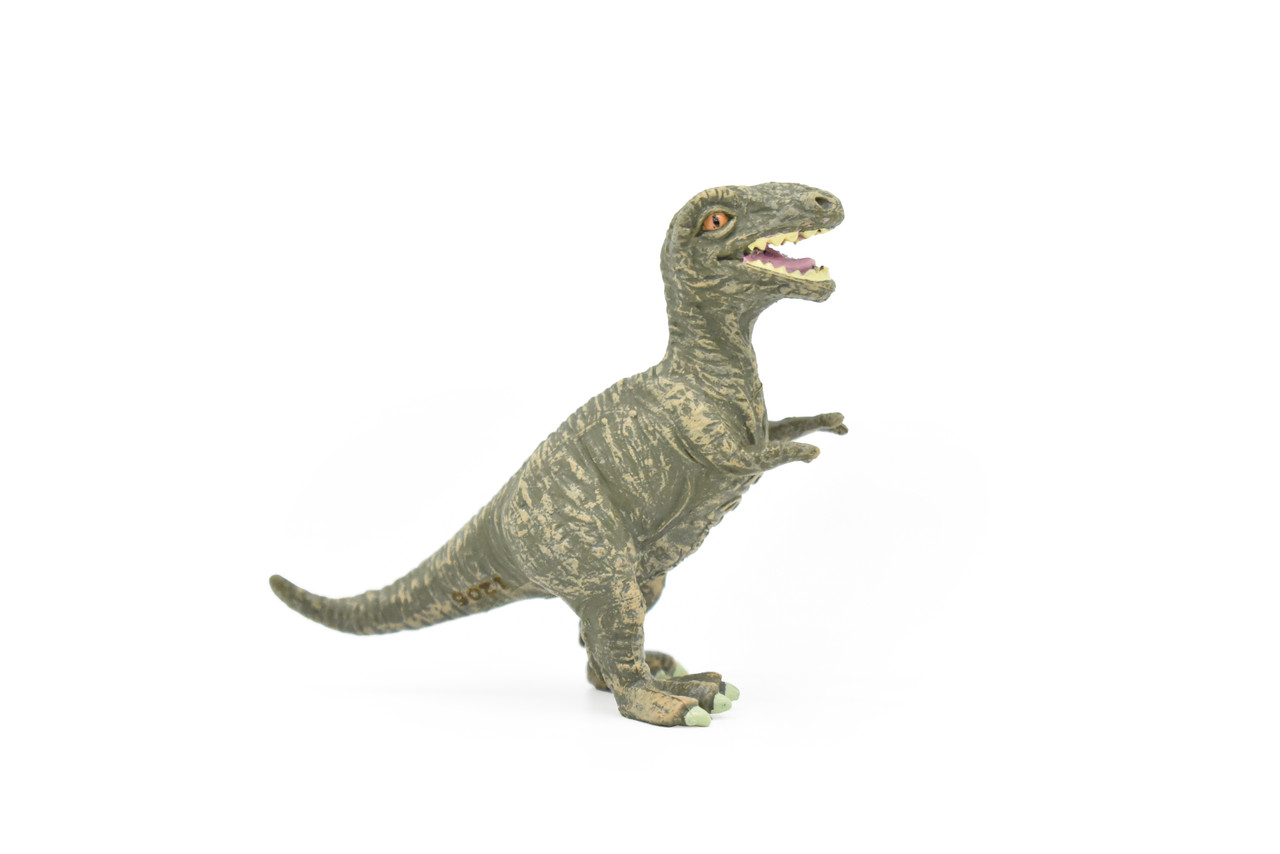 Tyrannosaurus rex, T. Rex, Dinosaur, Baby, Museum Quality, Animal, Educational, Realistic, Hand Painted, Vintage Replica, Toy,  3 1/2 Inches.