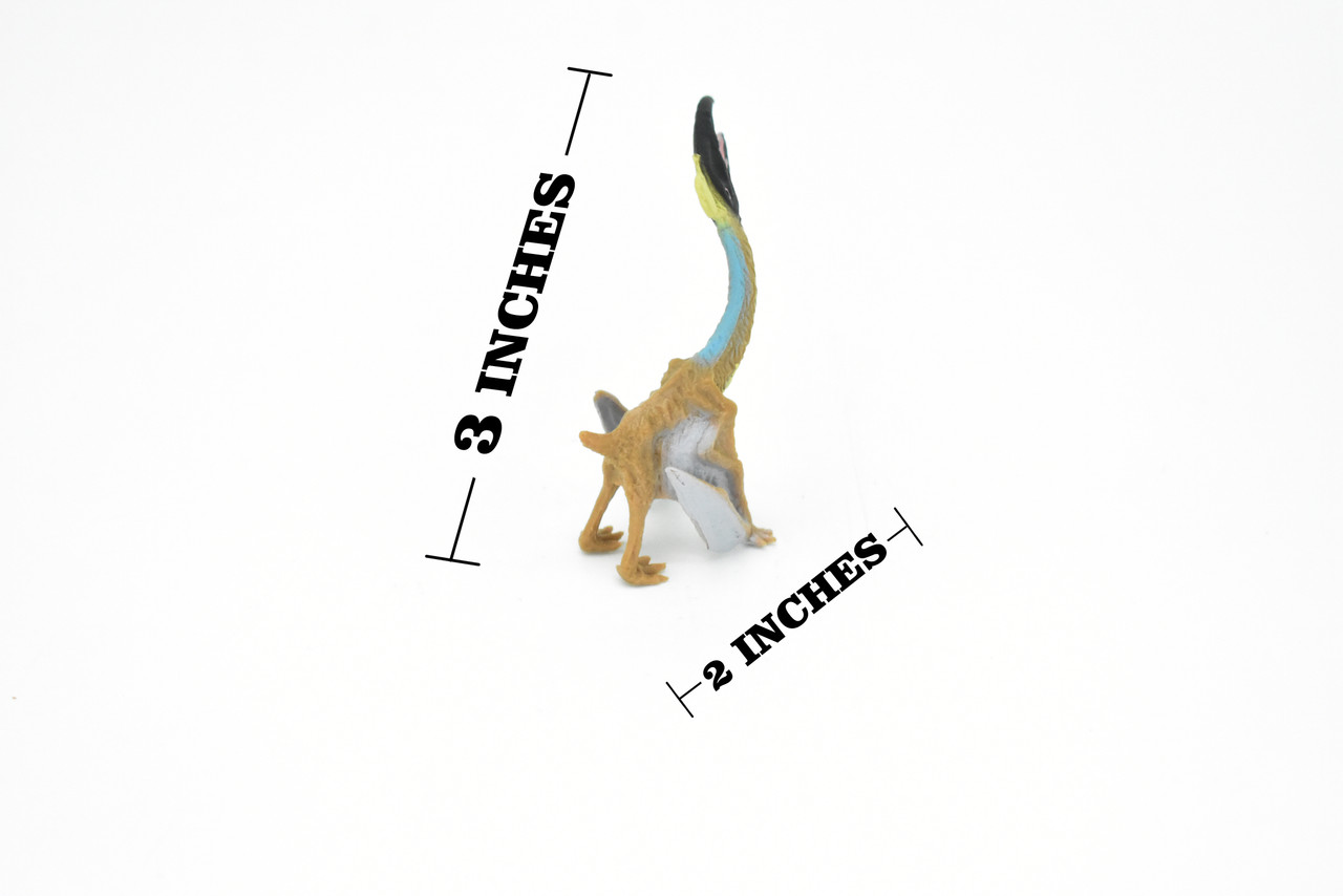 Quetzalcoatlus Dinosaur, Museum Quality, Animal, Educational, Realistic Hand Painted, Figure, Lifelike Model, Vintage Replica, Toy,  3 Inches. 