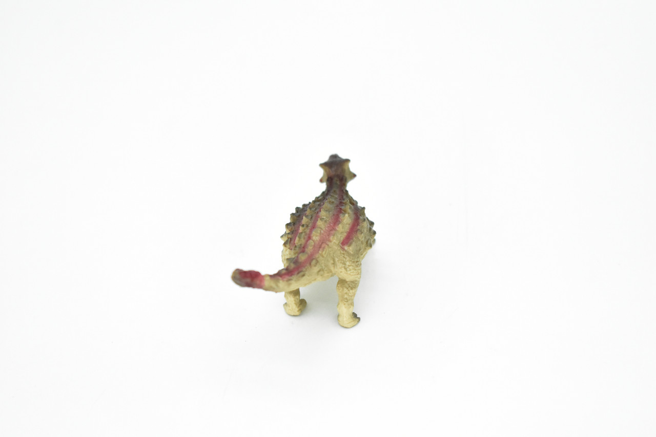 Ankylosaurus Dinosaur, Museum Quality, Animal, Educational, Realistic Hand Painted, Figure, Lifelike Model, Vintage Replica, Toy, Gift,    3 Inches.  F8105 B117