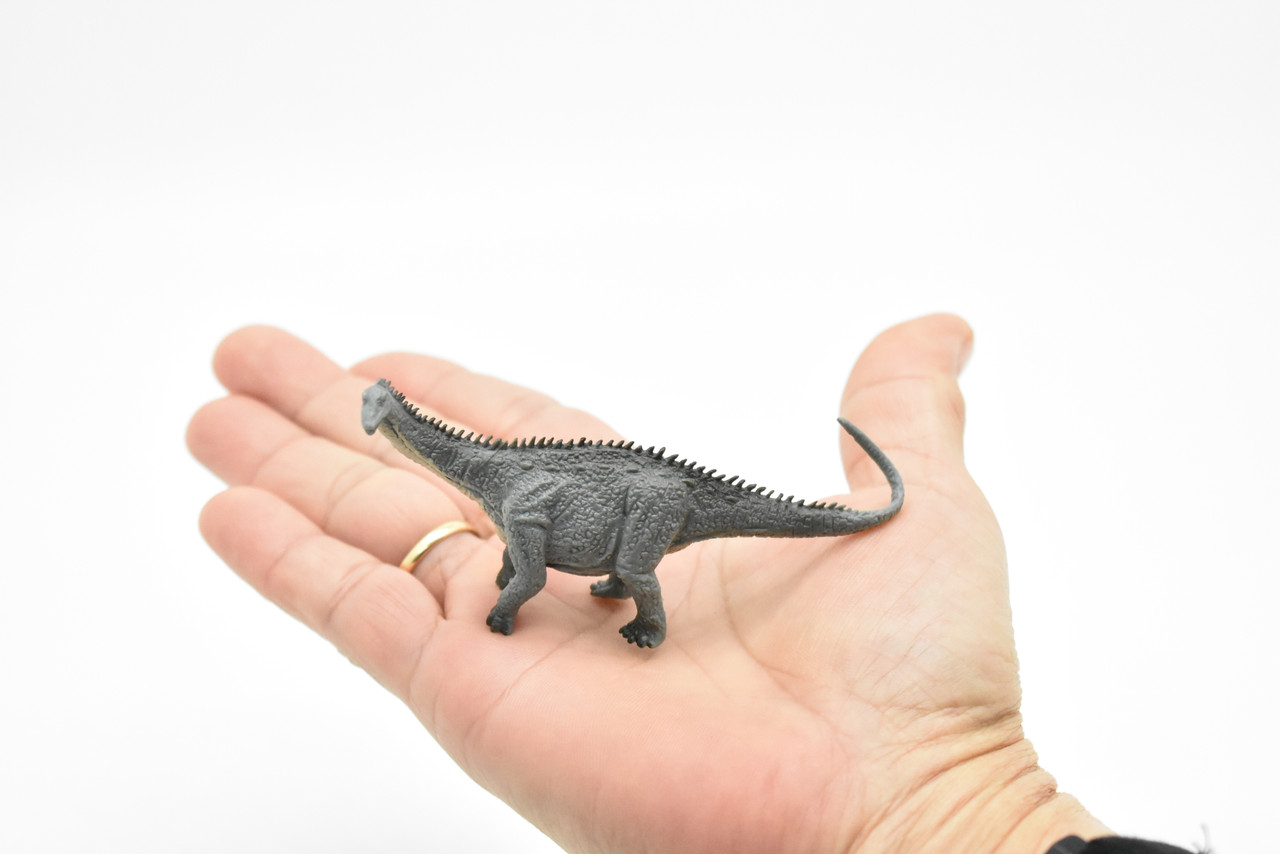 Apatosaurus Dinosaur, Museum Quality, Animal, Educational, Realistic Hand Painted, Figure, Lifelike Model, Vintage Replica, Toy,  3 1/2 Inches. 