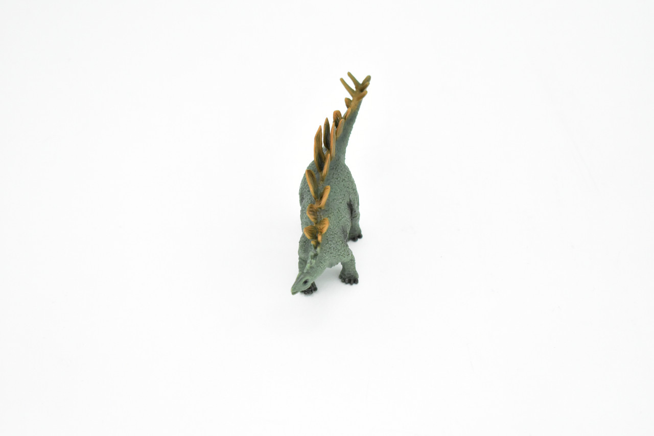 Stegosaurus Dinosaur,  Museum Quality, Animal, Educational, Realistic Hand Painted, Figure, Lifelike Model, Vintage Replica, Toy, Gift,    3 Inches.   F8114 B117
