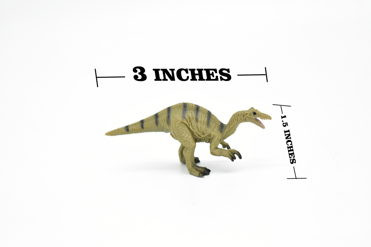 Baryonyx Dinosaur, Museum Quality, Animal, Educational, Realistic Hand Painted, Figure, Lifelike Model, Vintage Replica, Toy,  3 Inches. 