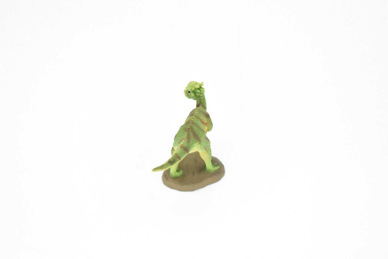 Pachycephalosaurus Dinosaur, Museum Quality, Animal, Educational, Realistic Hand Painted, Figure, Lifelike Model, Vintage Replica, Toy, Gift,    2 Inches.     F8120 B117