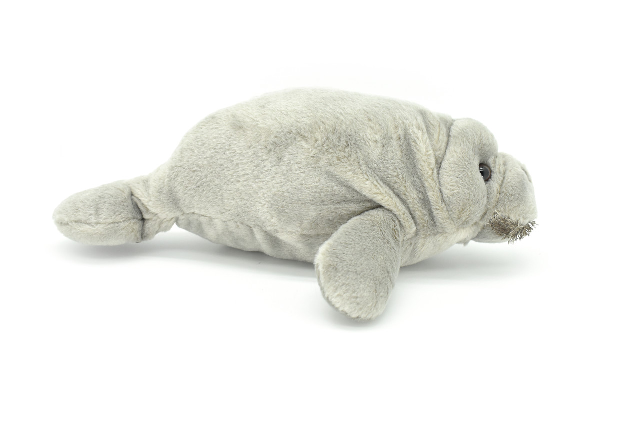 Manatee Baby Calf, Realistic Stuffed Soft Toy Educational Kids Gift Very Nice Plush Animal  12"   F1841 B310