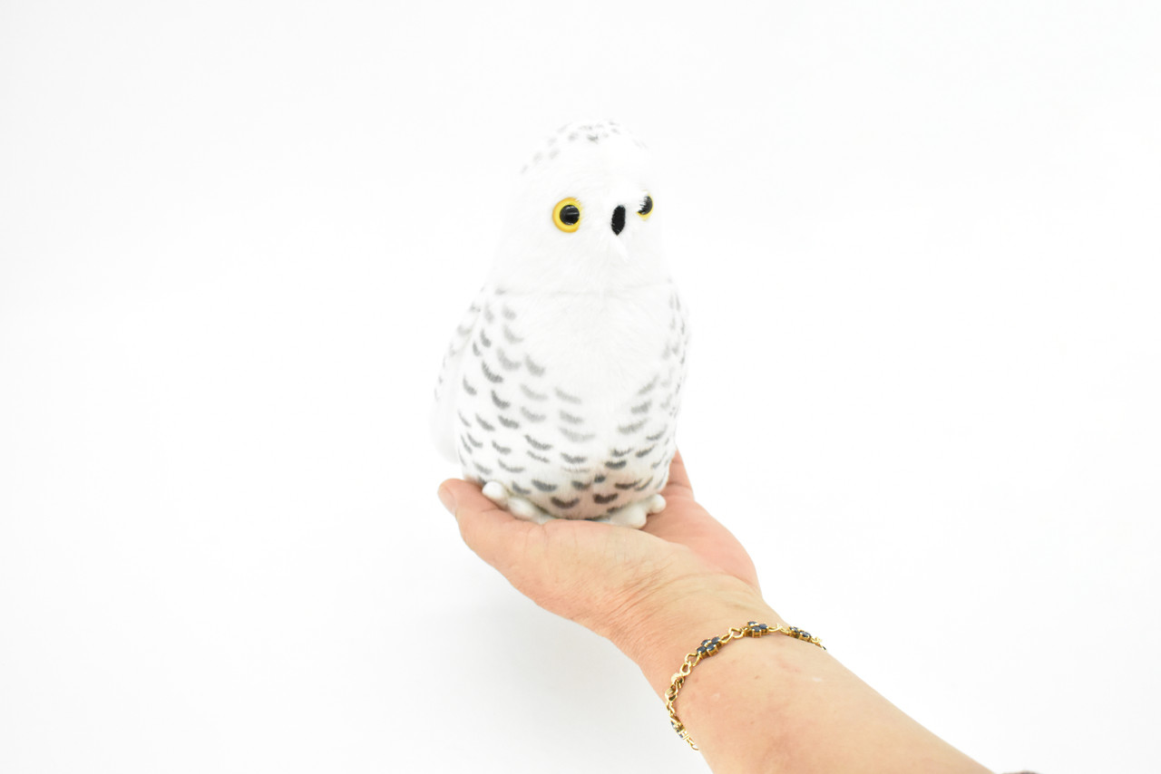  Snowy Owl, Very Nice Plush Bird, With Sound       5"      F1876 B327