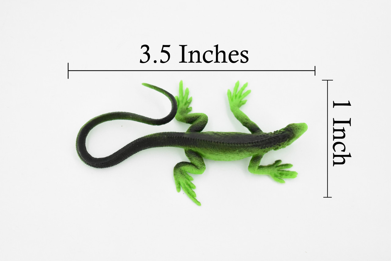 Iguana, Lizard, Rubber Reptile, Toy, Educational, Realistic, Figure, Lifelike Model, Figurine, Replica, Gift,   3 1/2"    F4481 B213