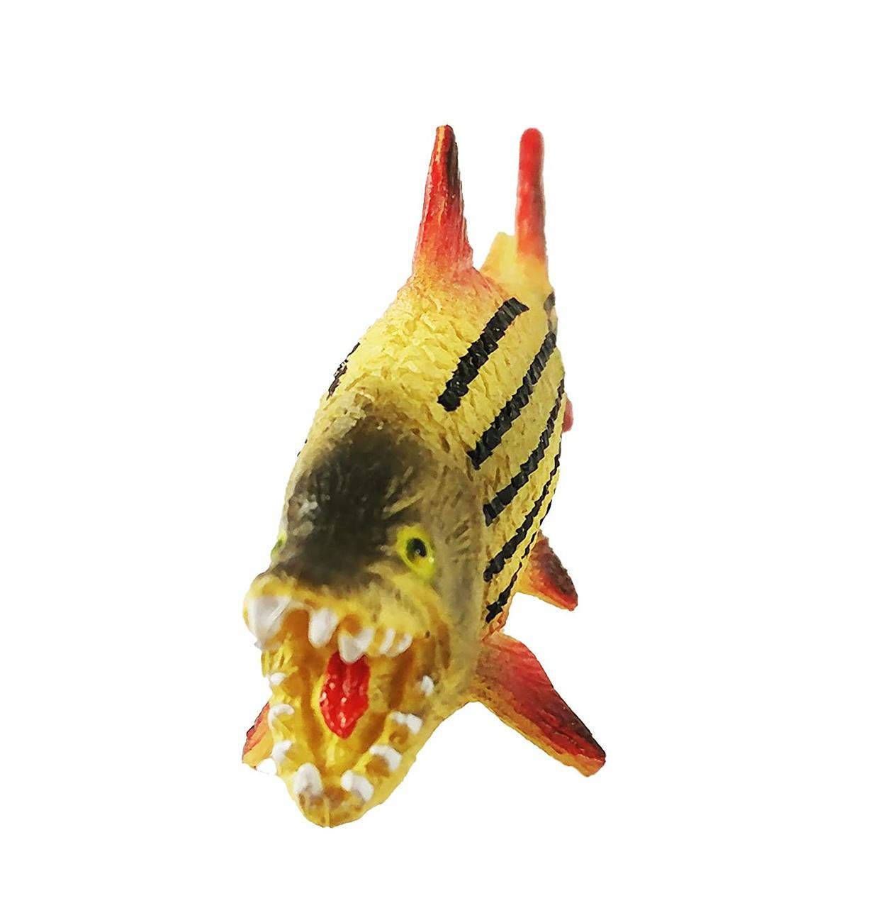 Tiger Fish 3 Inch Plastic Replica F01-B88 - Collectible Wildlife Gifts