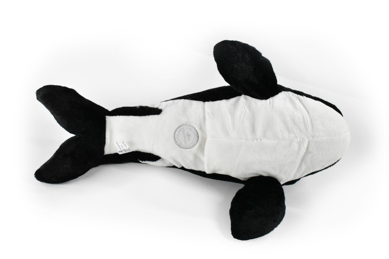 Orca, Killer Whale, Hand Puppet, Realistic, Stuffed, Soft, Toy, Educational, Kids, Gift, Plush Animal 18"  G005 B433