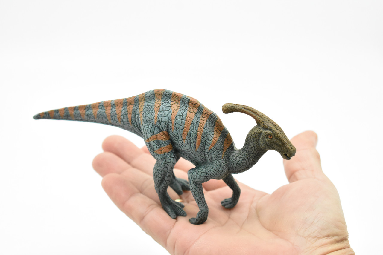 Parasaurolophus Dinosaur, Museum Quality Plastic Replica    6"    M007-B629