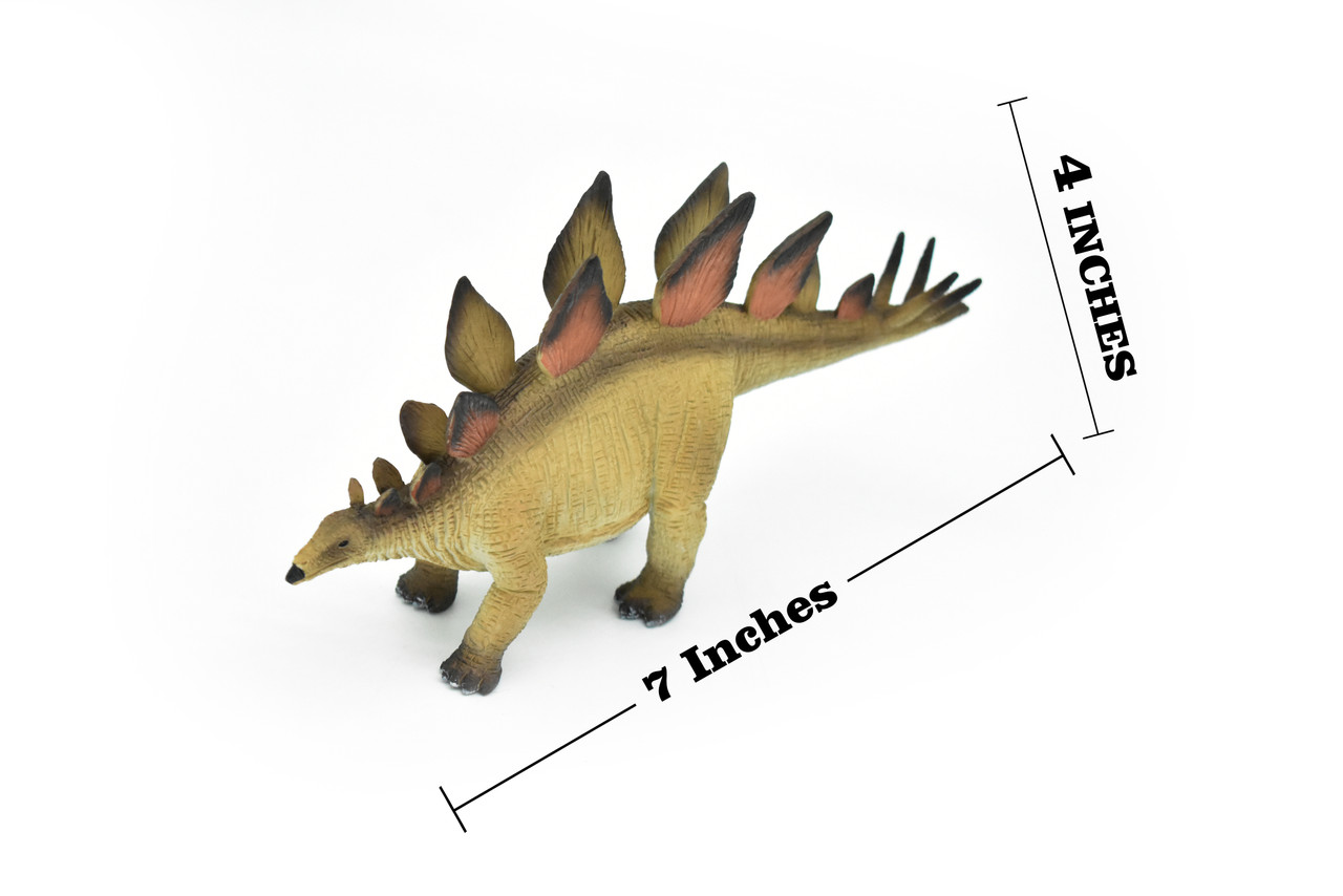 Stegosaurus Dinosaur,  Museum Quality Plastic Replica    7"  M015-B631