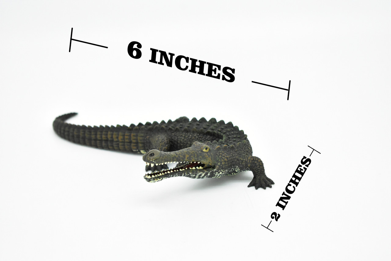 Sarchosuchus Dinosaur, Museum Quality Plastic Replica     6"     M029-B634