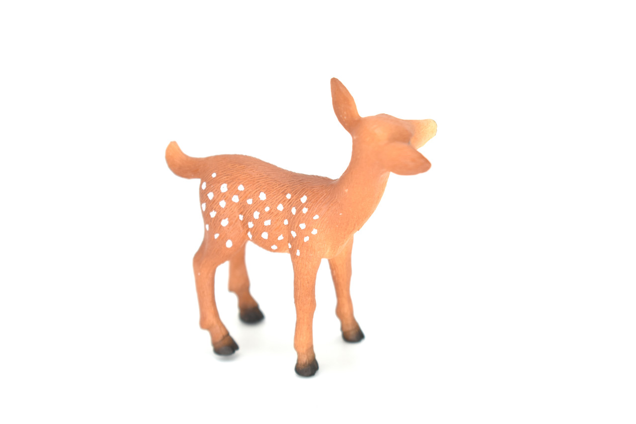 Deer, Fawn, Baby, Very Nice Plastic Animal, Educational, Toy, Kids, Realistic Figure, Lifelike Model, Figurine, Replica, Gift    2"    M054 B640