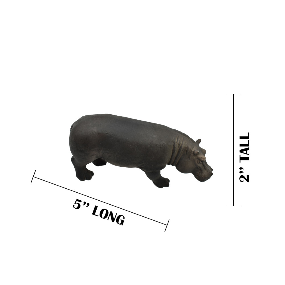 Hippo, Hippopotamus Plastic Replica 5