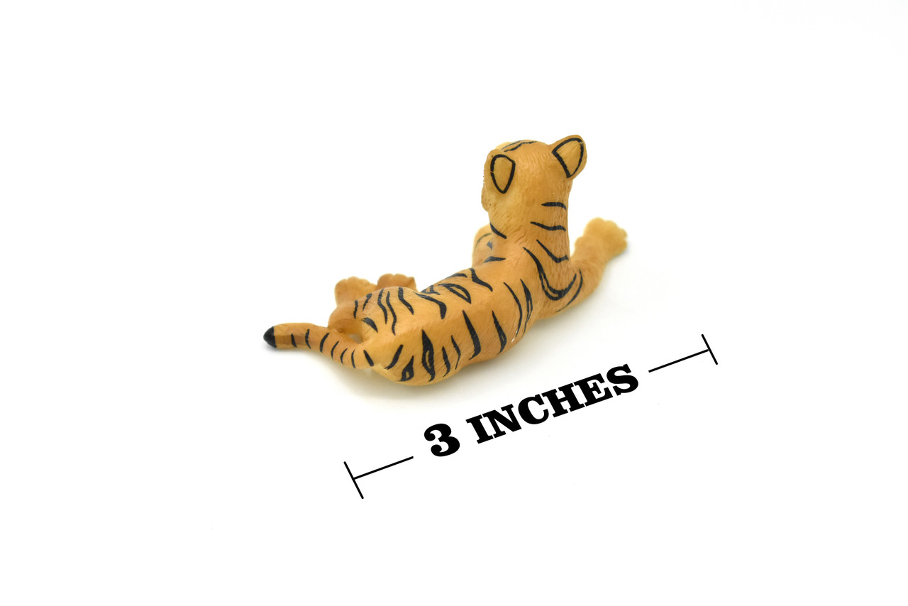 Tiger Cub, Realistic Toy Model Plastic Replica Animal, Kids Educational Gift  2.5"   M082 B644