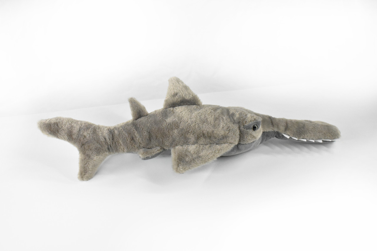 Sawtooth Shark, Sawfish, Realistic, Stuffed, Soft, Toy, Educational, Kids, Gift, Plush Animal   23"   PZ013 B454