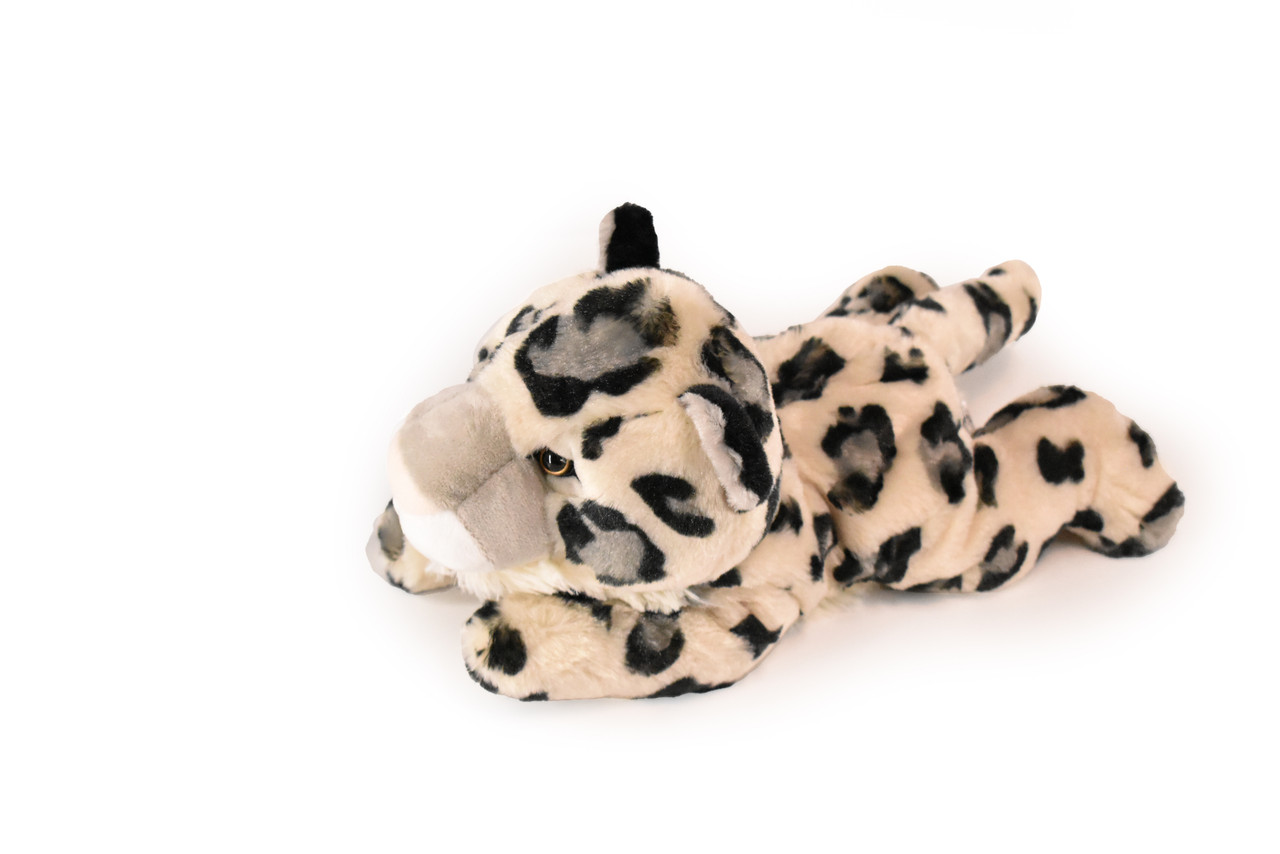 Leopard, Snow, Hand Puppet Realistic Cute Stuffed Animal Plush Toy, Kids Educational Gift 17"   PZ007 B451