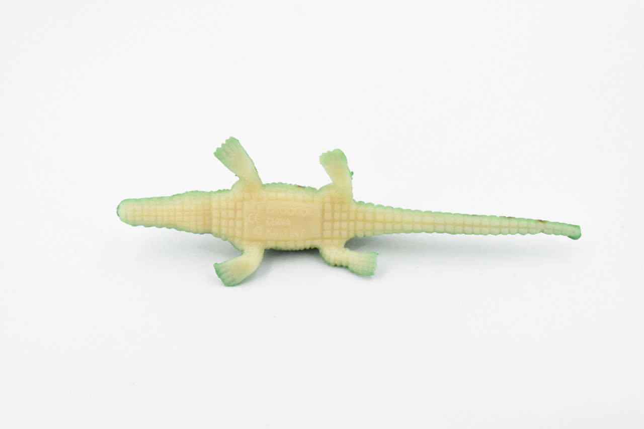 Crocodile, Nile Crocodile, Plastic Toy Reptile, Realistic Figure, Model, Replica, Kids, Educational, Gift,     4 1/2"      F095 B43