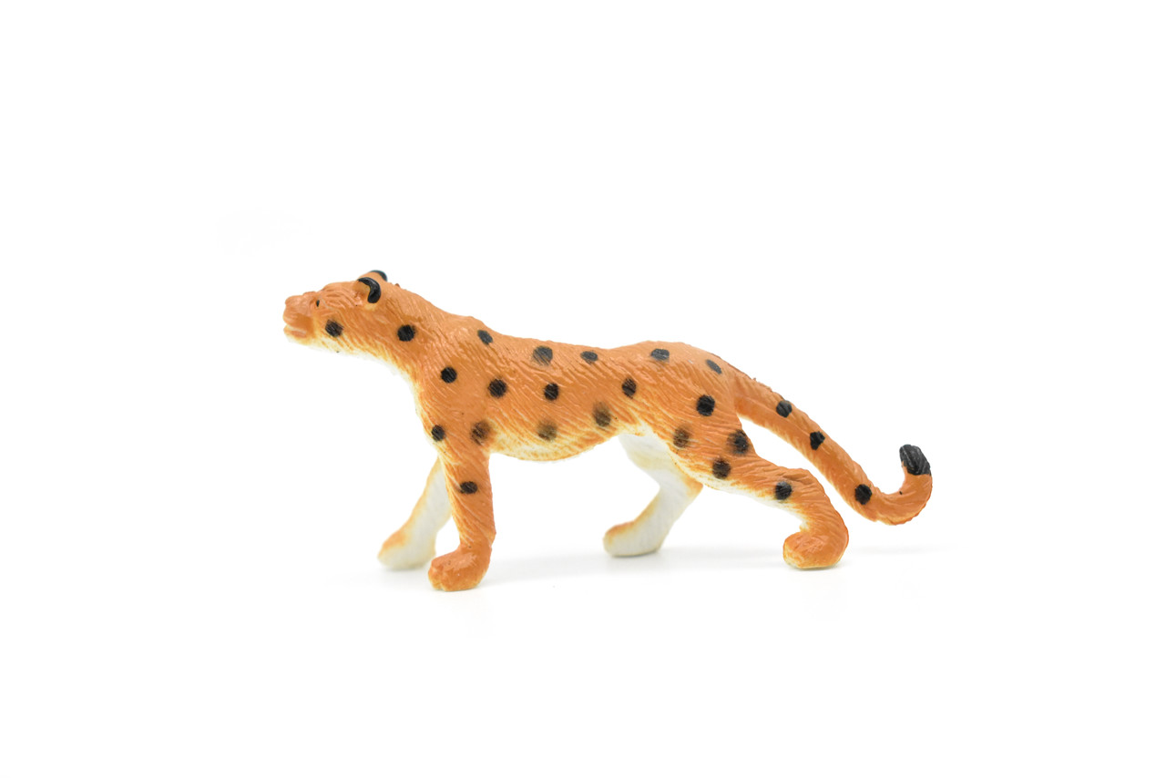Leopard, Realistic Toy Model Plastic Replica Animal Kids Educational Gift  2 1/2"  F1031 B81