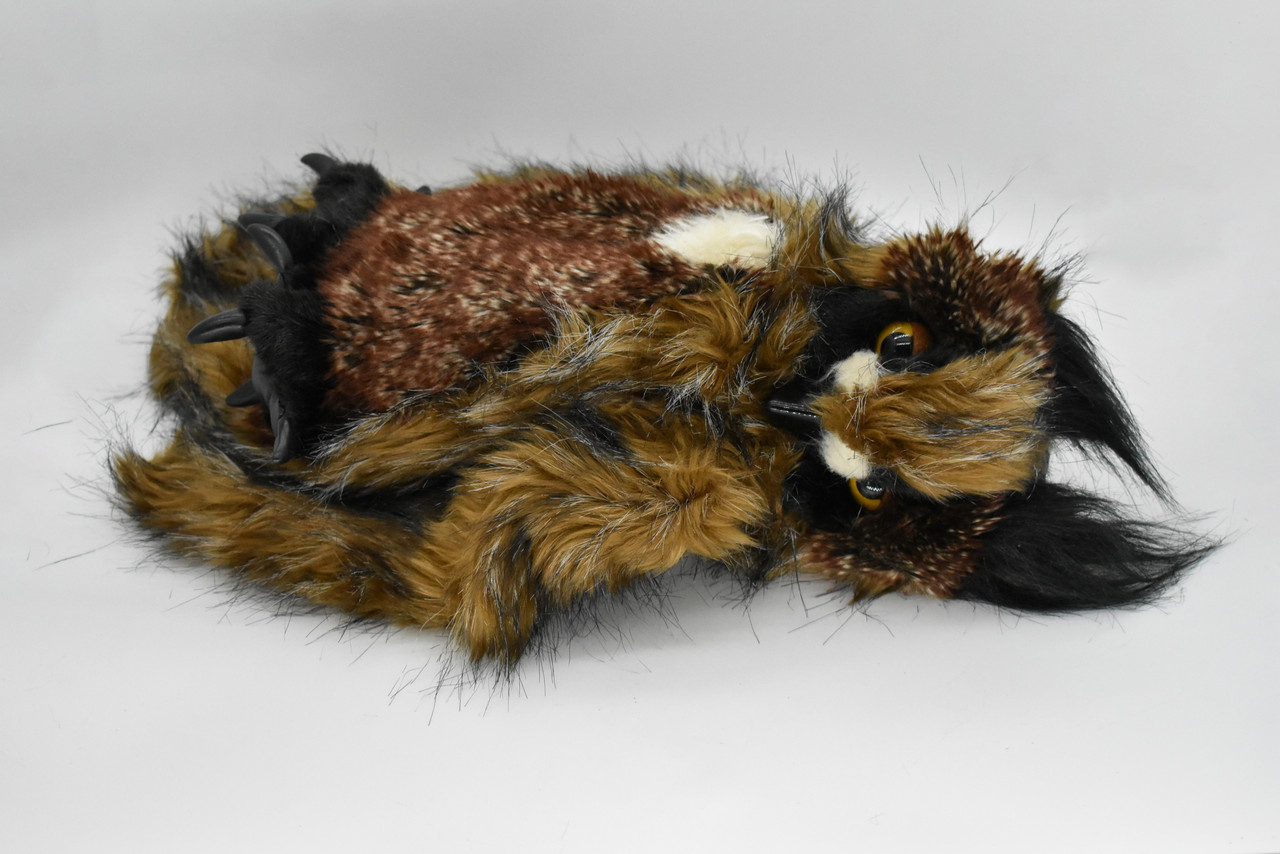 Great Horned Owl, Hand Puppet, Very Nice Plush Bird       18"       F1042 B99