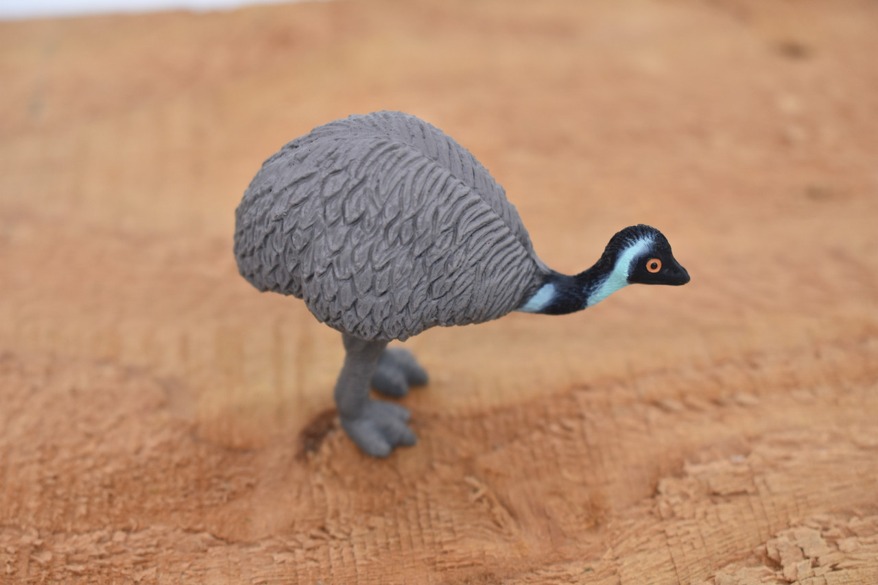 Emu, Australian Bird Plastic Educational Toy, Kids, Realistic Figure