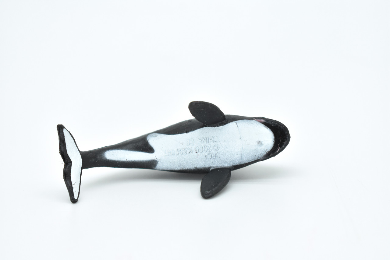 Orca, Killer Whale, Leaping, Very Nice Plastic Replica  3"  -  F1106 B203