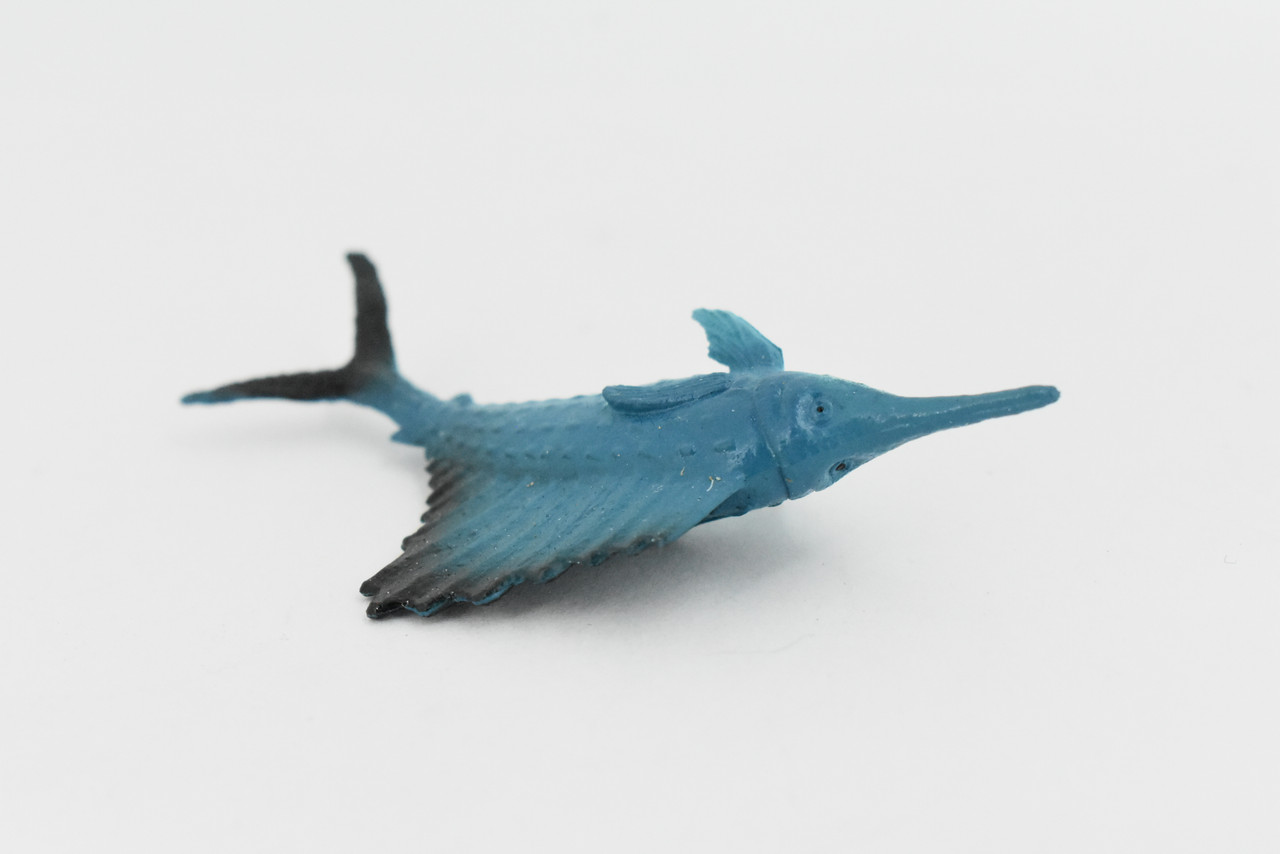 Sailfish, Billfish,  Rubber Fish, Realistic Toy Figure, Model, Replica, Kids, Educational, Gift,      3"     F1134 B163