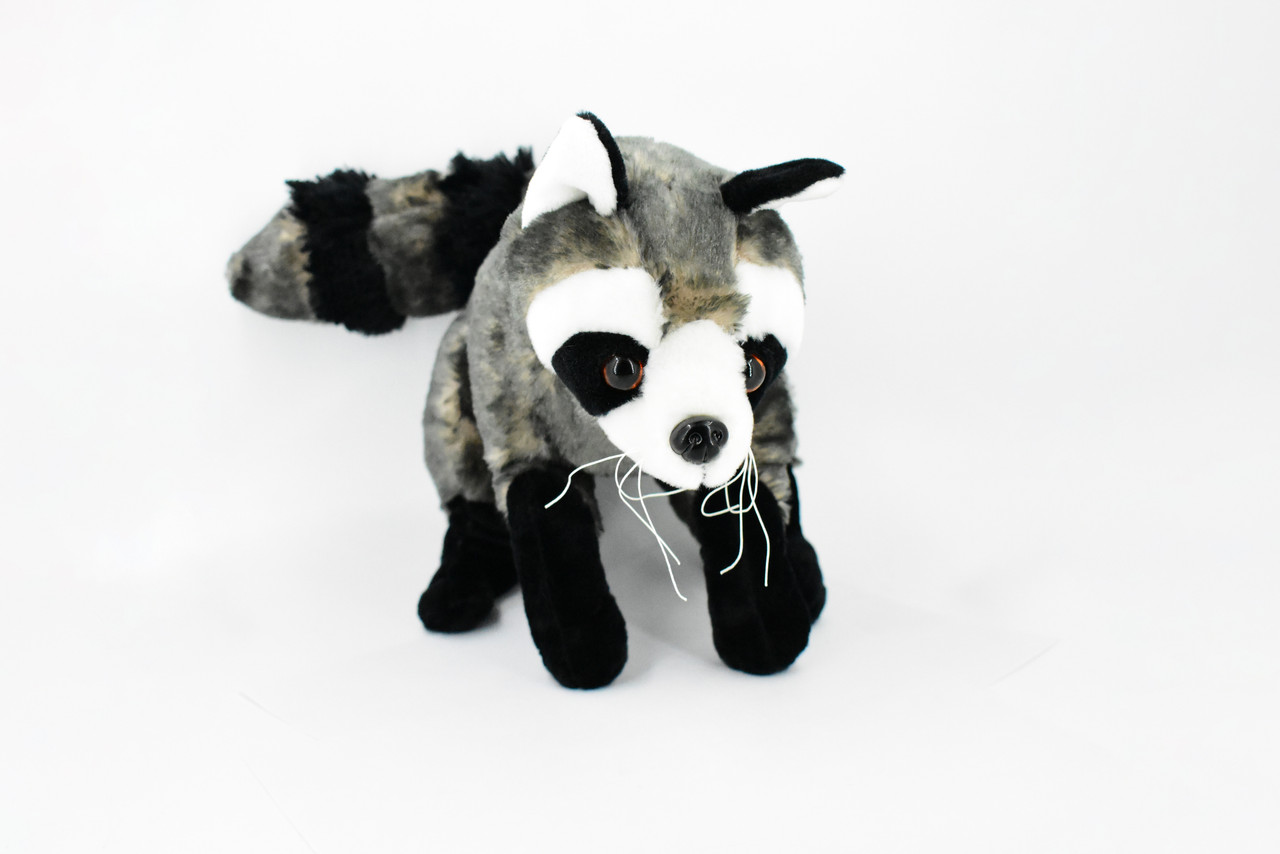 Raccoon, Very Nice Plush, Stuffed Animal, Educational, Toy, Kids, Realistic Figure, Lifelike Model, Replica, Gift,       17"     F1338 B93    