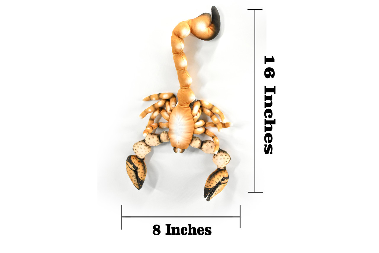 Scorpion, Stuffed Animal, Educational, Plush Realistic Figure, Lifelike Model, Replica, Gift,       16"    F1342 B105