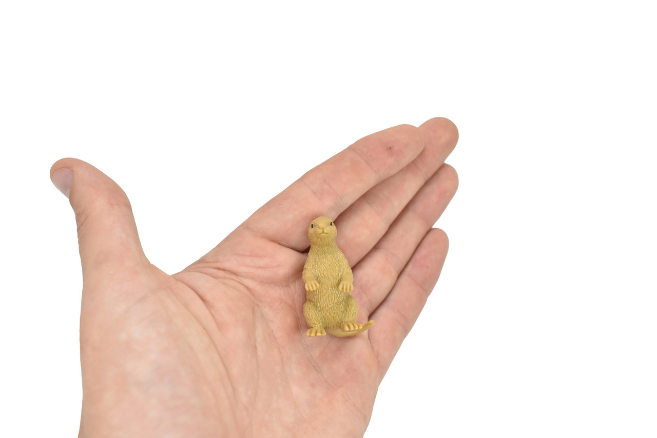 Prairie Dog, Very Nice Rubber Animal, Educational, Toy, Kids, Realistic Figure, Lifelike Model, Figurine, Replica, Toy, Kids, Gift,     2 Inches. 