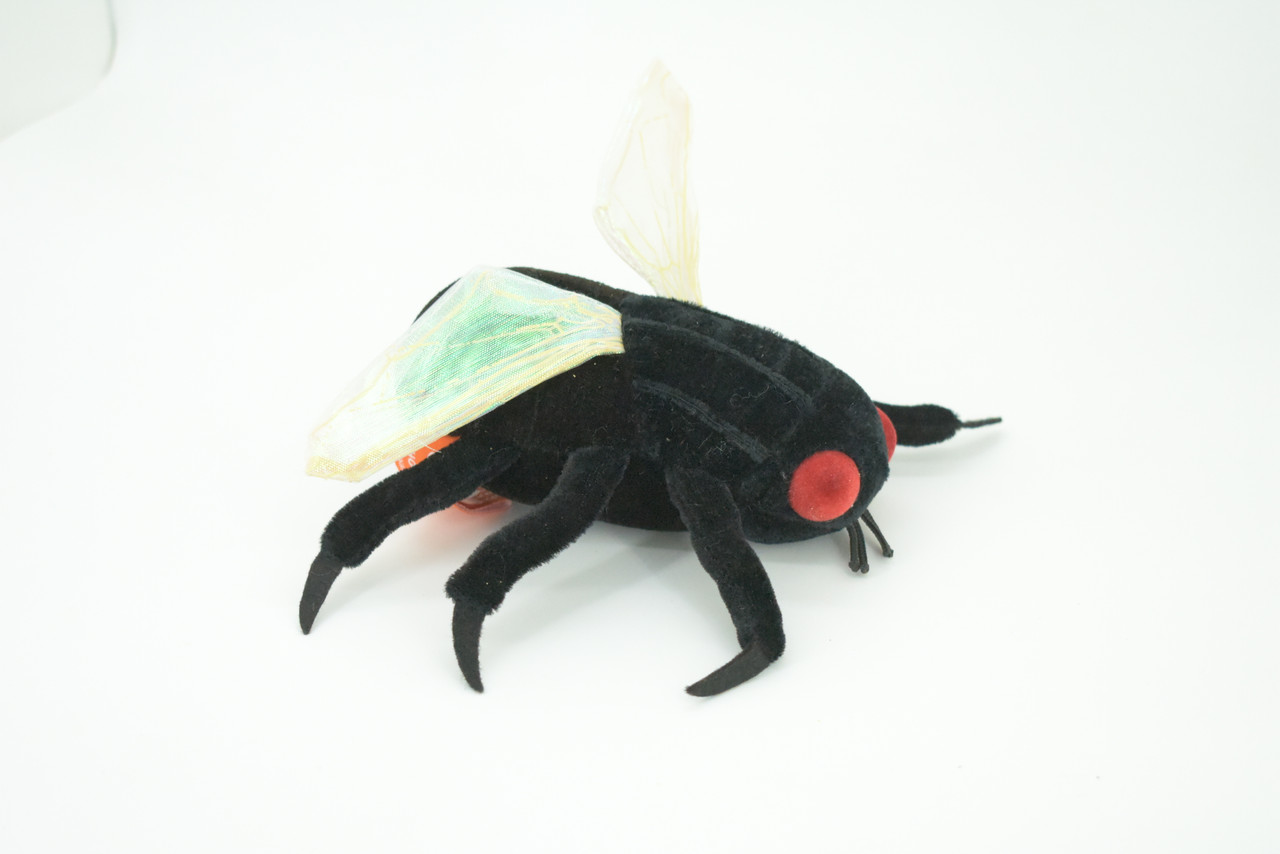 Fly, House Fly, Musca domestica, Domestic fly, Plush Design, Educational, Figure, Replica, Gift,    6"    F1564 B137