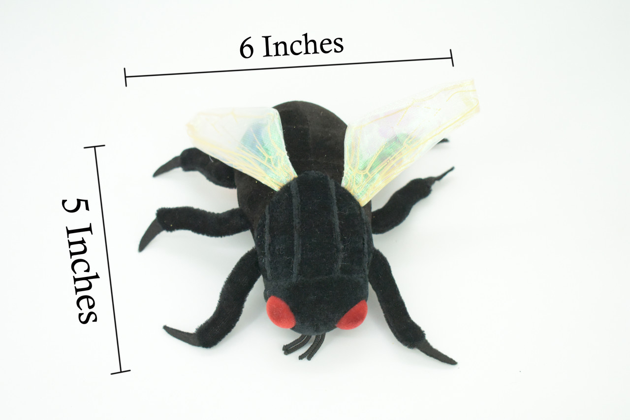 Fly, House Fly, Musca domestica, Domestic fly, Plush Design, Educational, Figure, Replica, Gift,    6"    F1564 B137