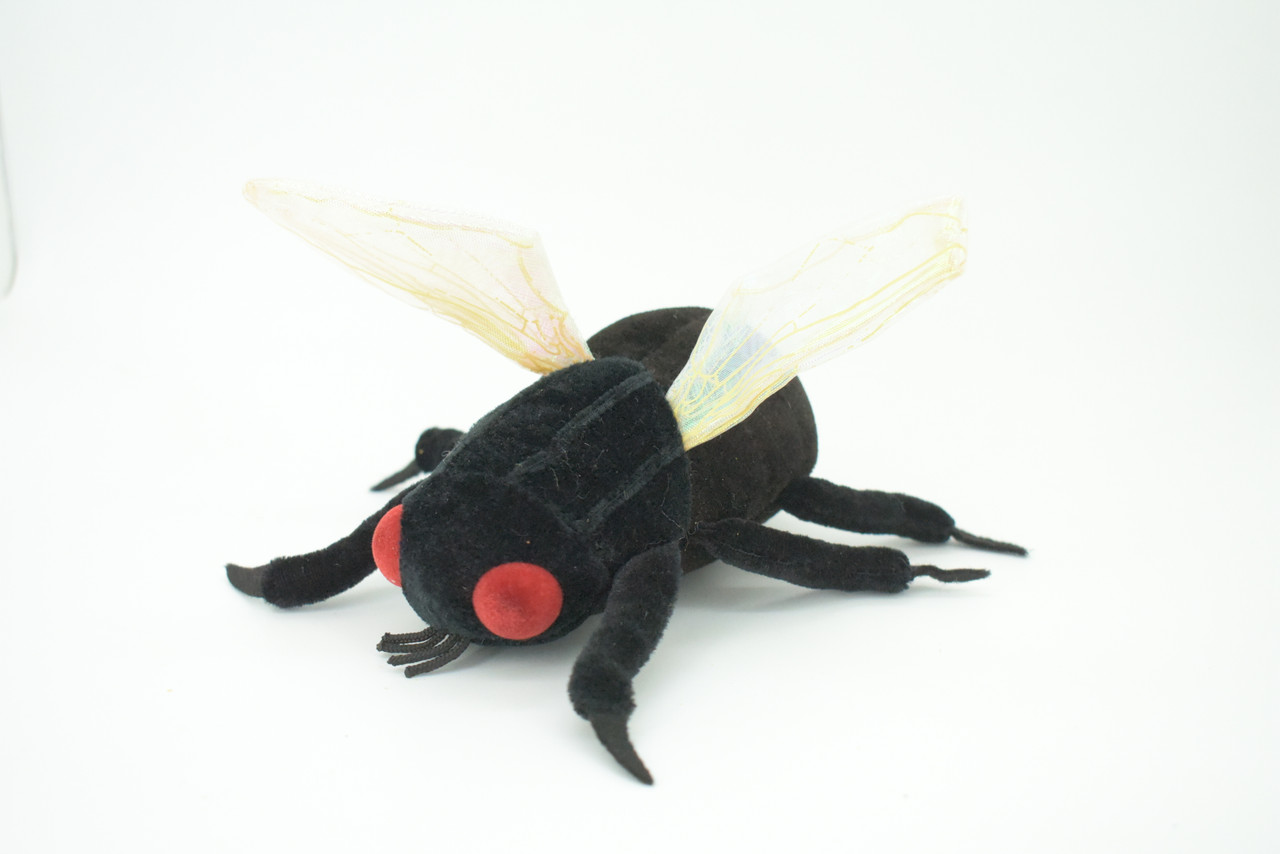 Fly, House Fly, Musca domestica, Domestic fly, Plush Design, Educational, Figure, Replica, Gift,    6"    F1564 B137