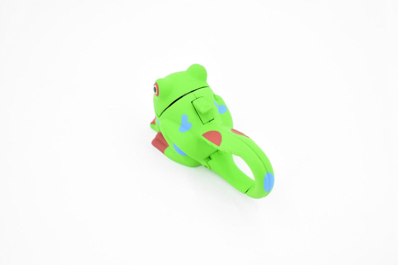 Frog, Red-eyed Tree Frog, Carabiner Clip, Camping Flashlight, Car, Keys, Fun Gift,      3 1/4"     F1586 B127