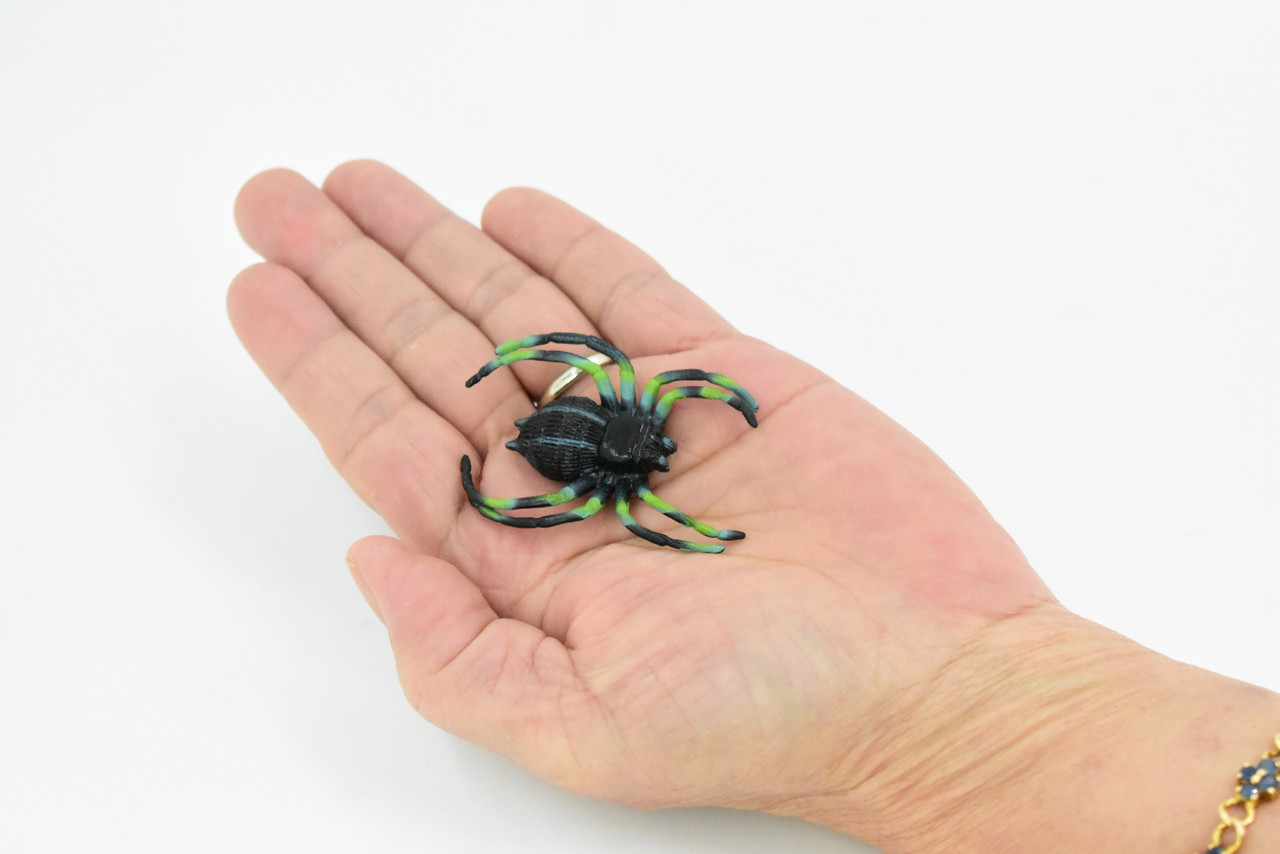Spider, Trapdoor, Plastic Toy Insect, Kids Gift, Realistic Figure, Educational Model, Replica, Gift,        2"       F1656 B74