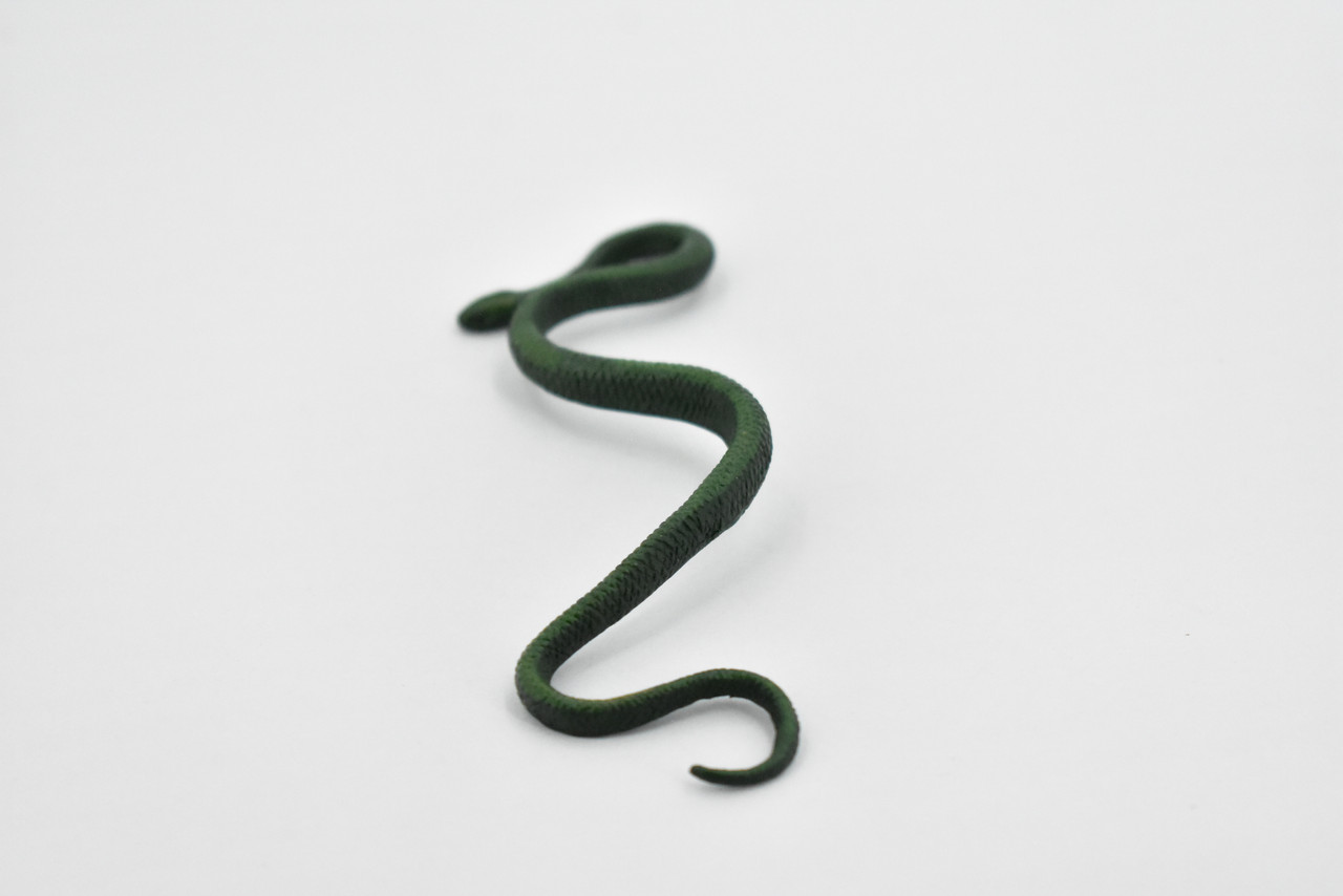 Water Moccasin Snake, Rubber Reptile, Educational, Realistic, Figure, Lifelike Model, Figurine, Replica, Toys, Kids, Gift,     4 Inches.     F1750 B77