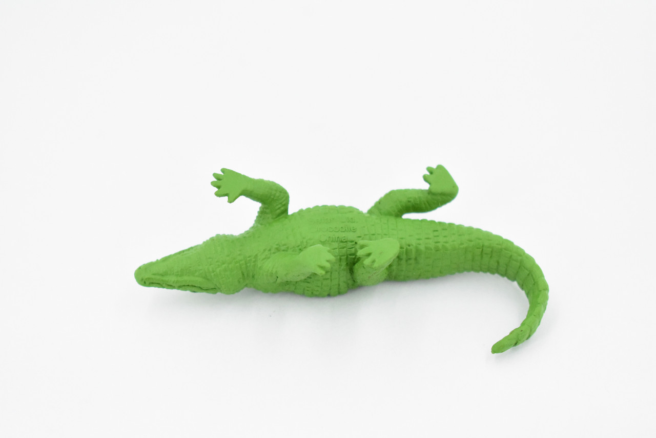 Crocodile, Alligator, Plastic Toy Reptile, Realistic Figure, Model, Replica, Kids, Educational, Gift,       3"       F1753 B42