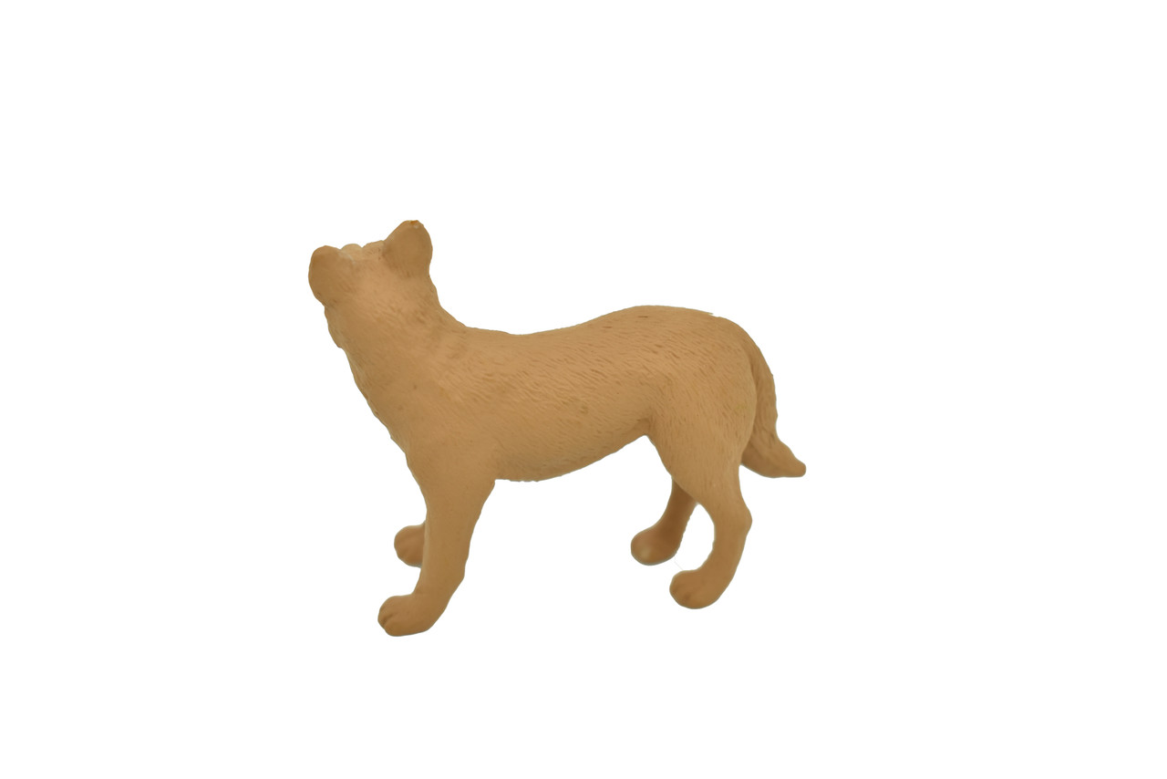 Dingo, Wild Dog, Australia's unique Animal, Very Nice Rubber Design, Educational Figure, Lifelike, Diorama Model, Replica, Toy, Kids, Gift,    2 Inches. 