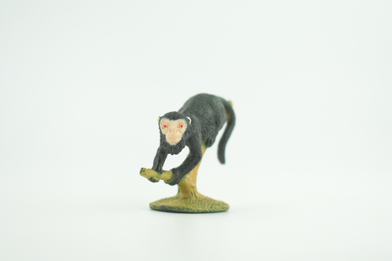 Capuchin Monkeys, Cebinae, Primates, Rubber Animal Toy, Educational, Realistic Figure, Lifelike, Model, Toys, Gift,     2 1/4 Inches. F1774 B129