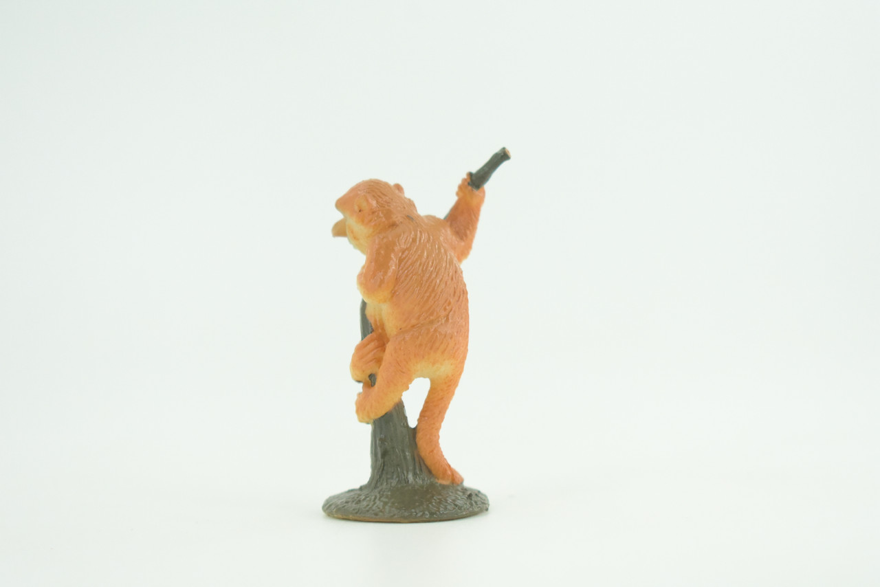 Proboscis Monkey, Long-nosed monkey, Rubber Primate, Animal, Educational, Realistic Figure, Lifelike, Model, Toys, Gift,     2 Inches.    F1778 B129